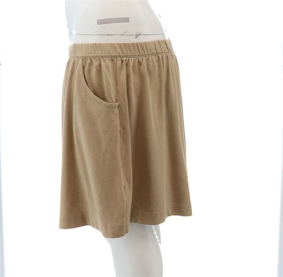 Lands' End Women's Knit Gathered Skort Khaki 20 NEW 403723 - Picture 3 of 8